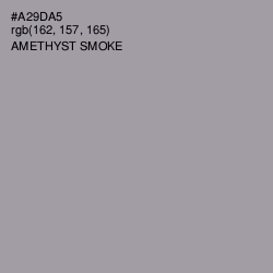 #A29DA5 - Amethyst Smoke Color Image